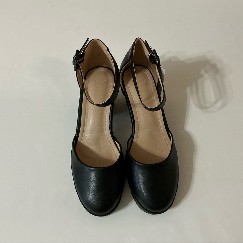 Dadawen Chic Black Women's Heels Size 7 - Picture 1 of 8